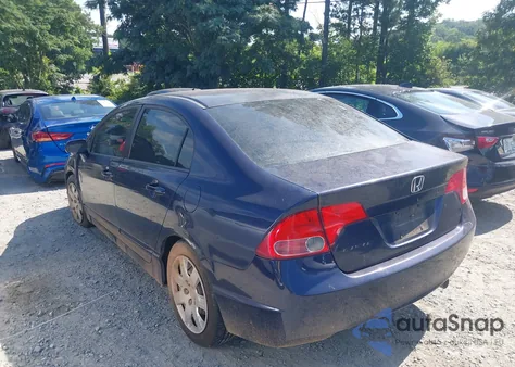 2008 Honda Civic Lx из США, поврежденный, VIN 1HGFA16588L019780